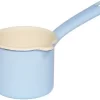 Riess Emaille Riess Schnabeltopf Mit Stiel Aus Emaille In Pastell-blau 11