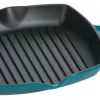 Budget 🔥 Le Creuset Grillpfanne Signature Quadratisch In Deep Teal ✨ 10