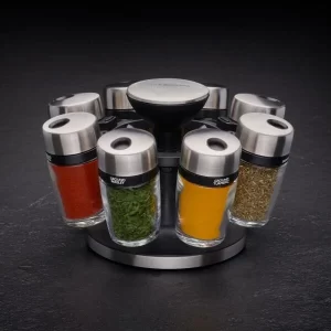 Bestes Angebot 😍 Cole & Mason Cambridge Gewürzkarussell, 8 Gläser 🔔 25