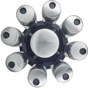 Bestes Angebot 😍 Cole & Mason Cambridge Gewürzkarussell, 8 Gläser 🔔 15