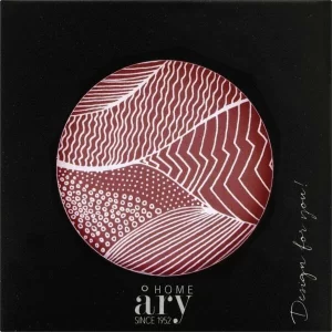 Ary Trays Åry Trays Untersetzer Japanische Landschaft Red Earth Rund 7