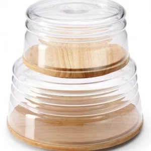 Continenta Käseglocke/ Salatschale Flach, 2-teilig ø 26,5 Cm/ 13 Cm 10