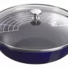 Brandneu 😉 Staub Wok Aus Gusseisen In Dunkelblau, Klein 🛒 8