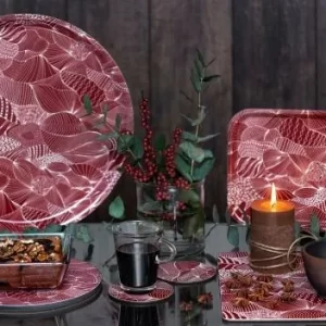 Ary Trays Åry Trays Untersetzer Japanische Landschaft Red Earth Rund 9