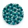Cilio Untersetzer LANA AZZURRO Rund 11