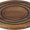 Neu 🛒 Le Creuset Holzuntersetzer Akazie, Magnetisch 🎉 17