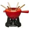 Le Creuset Käsefondue Set Aus Gusseisen In Kirschrot 7