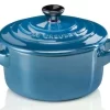 Le Creuset Mini Cocotte In Marseille Metallic 17