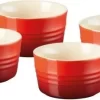 Le Creuset 4-er Set Förmchen In Kirschrot 5