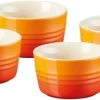Le Creuset 4-er Set Förmchen In Ofenrot 7