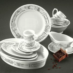 Pillivuyt Bauernform Oval Brasserie Groß Volumen 15 Cl , 320 X 230 Mm 11