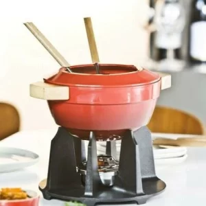 Angebote 👍 Le Creuset Fondue Set Aus Gusseisen In Kirschrot 🤩 9