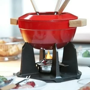 Angebote 👍 Le Creuset Fondue Set Aus Gusseisen In Kirschrot 🤩 7