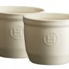 Emile Henry Töpfchen Nr. 8 In Ton, 2er Set 11