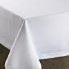Am billigsten 😍 Schlitzer Leinen Tischdecke Strada Weiß 🎉 8