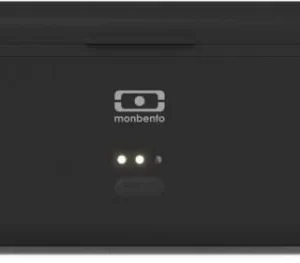 Brandneu ✔️ Monbento Beheizbare Lunchbox MB Warmer In Schwarz 🔔 9