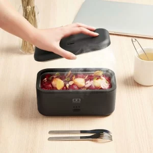 Brandneu ✔️ Monbento Beheizbare Lunchbox MB Warmer In Schwarz 🔔 15